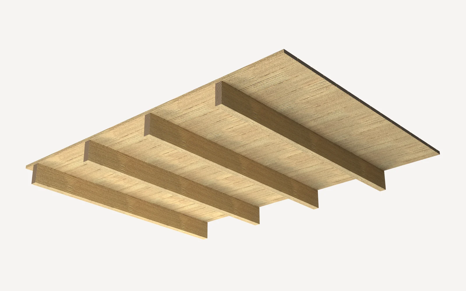 Installation, step 1: the attic roof structure